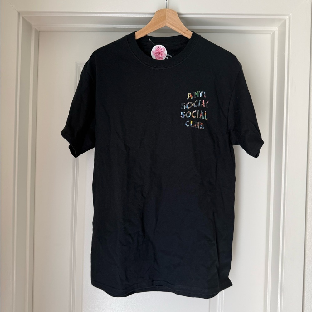 Men’s Anti Social Social Club Black Short Sleeve Tee Size Medium